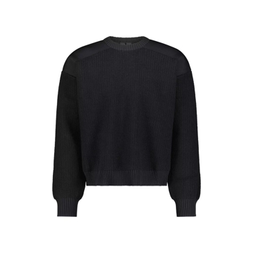 Y 3 Sweatshirt aus Woll Mix Schwarz