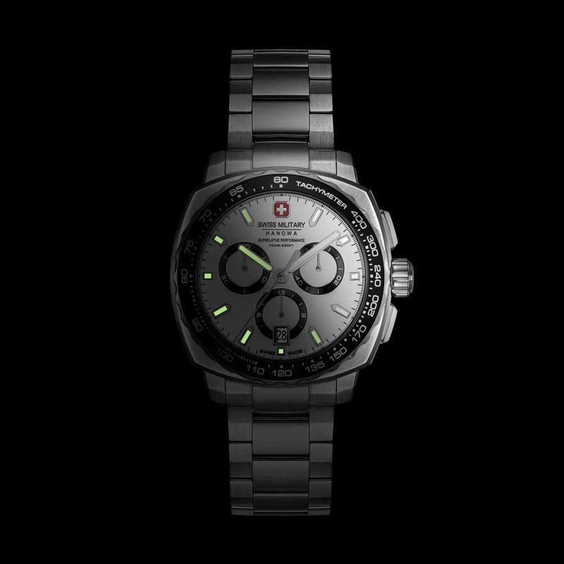 Swiss Military Hanowa Quarzuhr Quarzuhr Speedwell silber(Image 6)
