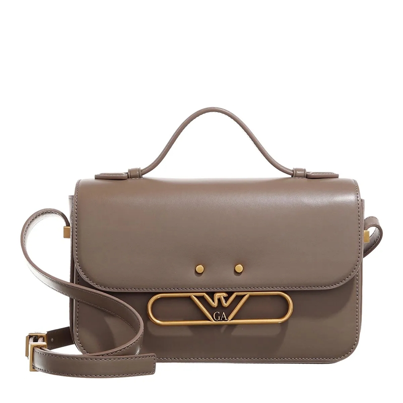 Emporio Armani Crossbody Bag Shopping S Simil Nappa Goffrata - Shopping S Quilt Taupe