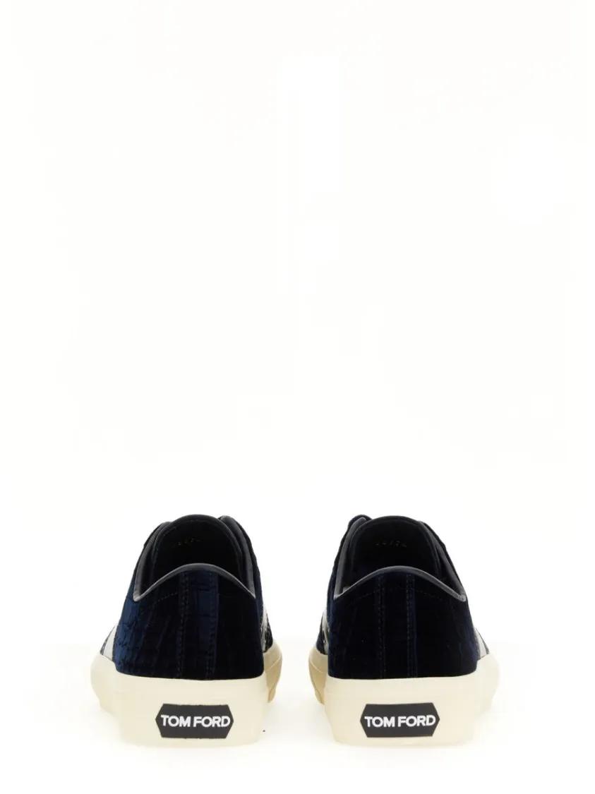 Thumbnail - Tom Ford Low-Top Sneaker - Cambridge Sneaker - Gr. 7_5 - in Blau - für Damen
