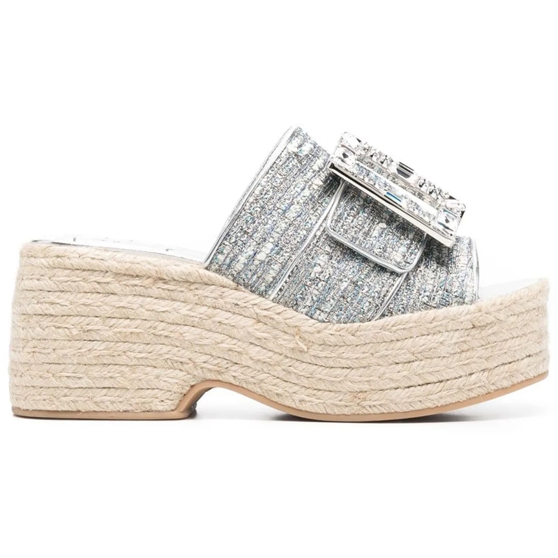 Roger Vivier Sandalen Sandals Clear Blue blau