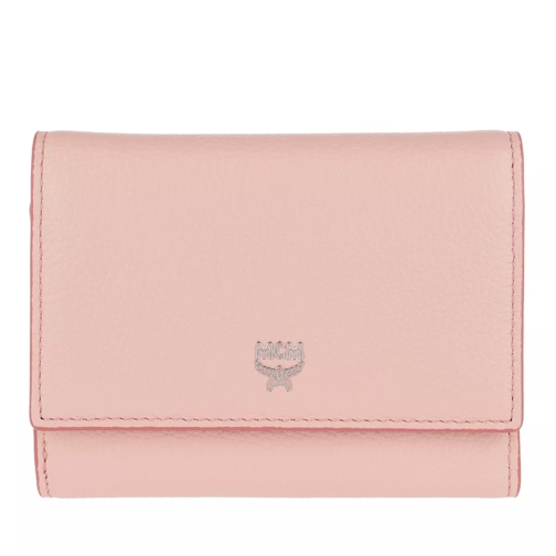 MCM Milla Wallet Small Pink Blush Portafoglio con patta