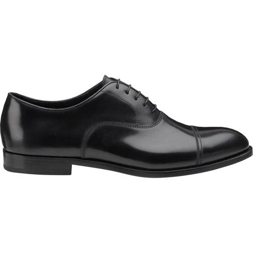 Doucal's Mocassin Leather Derby Shoes schwarz