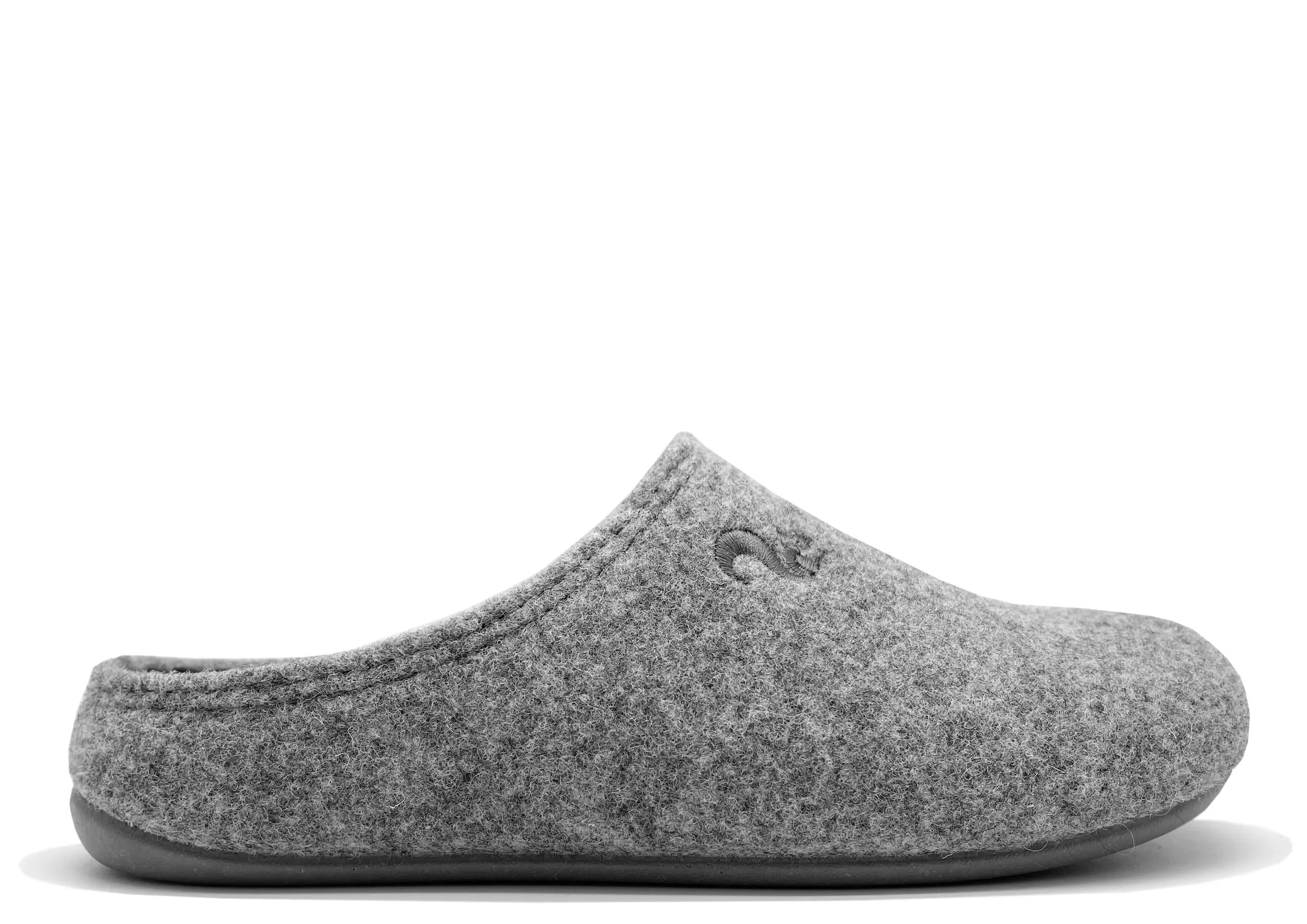 thies Sneakers - thies 1856 ® Recycled PET Slipper vegan light grey - Gr. 47 - in Grau - für Damen