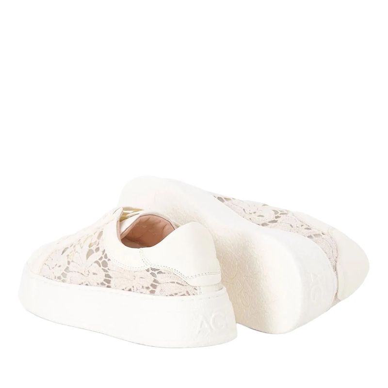 Agl Schnürschuhe Sneaker Giuly Fabric weiß(Image 3)
