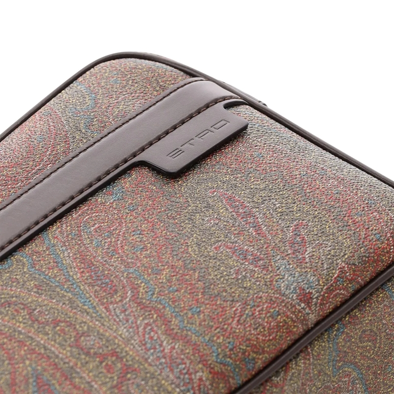 Etro Crossbody Bag Umhängetasche mit Paisley Muster braun(Image 5)