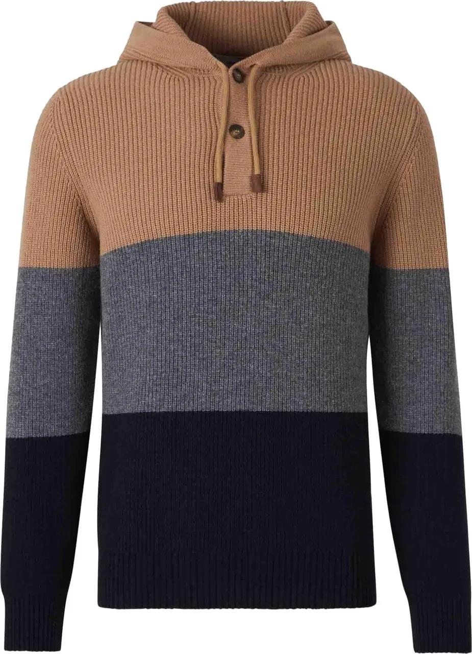Thumbnail - Gran Sasso - Wool Hooded Sweater - Größe 48 - bunt