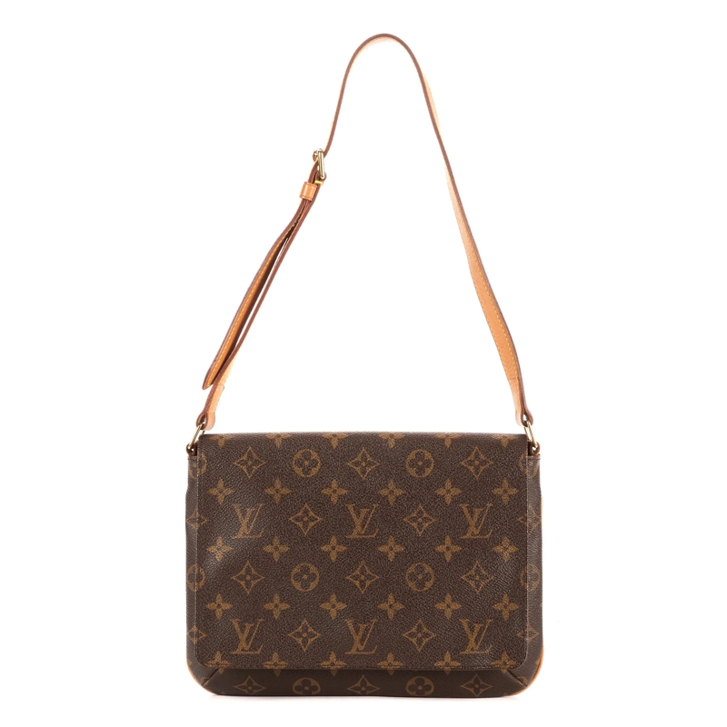 Louis Vuitton Schultertasche Musette Tango braun