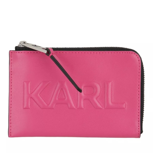 Karl Lagerfeld K/Karl Seven Emboss Zip A576 Griotte Porta carte di credito