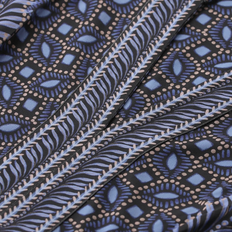 Hale Bob Mini-robe Minikleid mit V-Ausschnitt blau(Image 3)