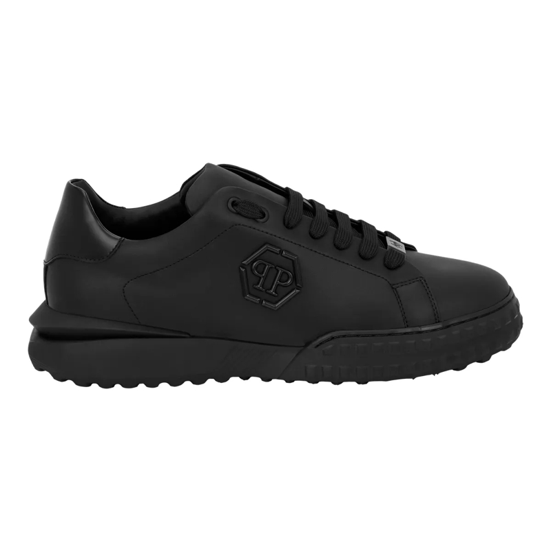 Philipp Plein Low-Top-Sneaker Lo-Top Turnschuhe Hexagon schwarz(Image 3)