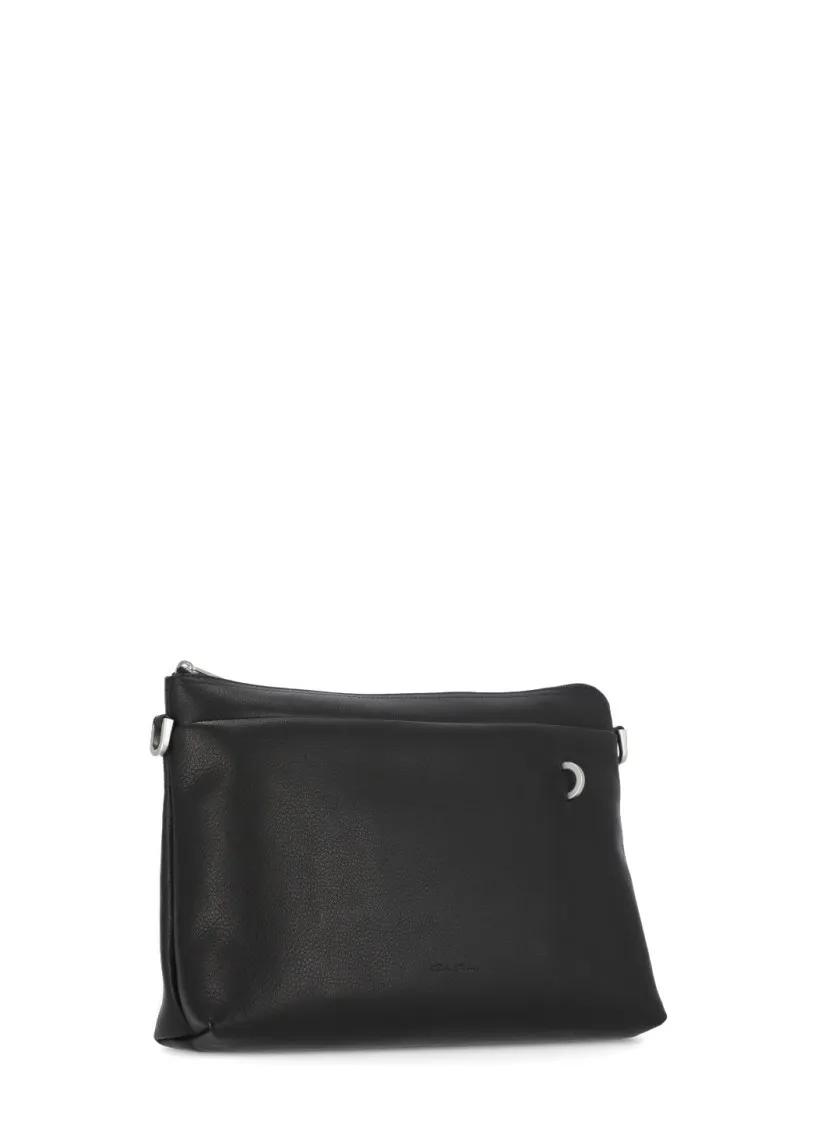 Rick Owens Hobo bags Black Leather Shoulder Bag in zwart