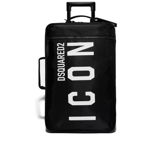 Dsquared2 Be Icon Black White Trolley Black Weekender