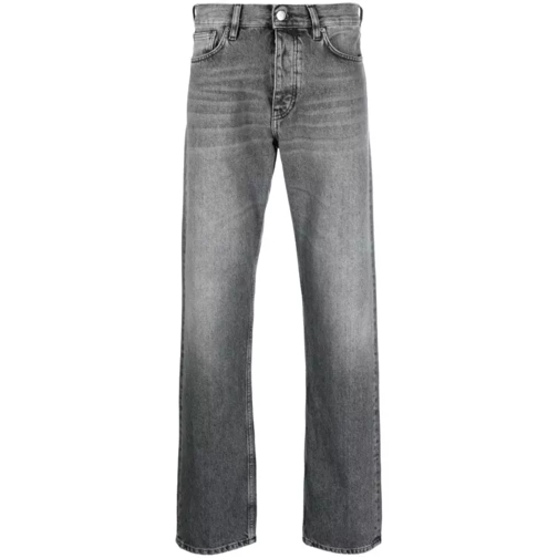 Sunflower Black/Grey Stonewashed Cotton Jeans Grey 