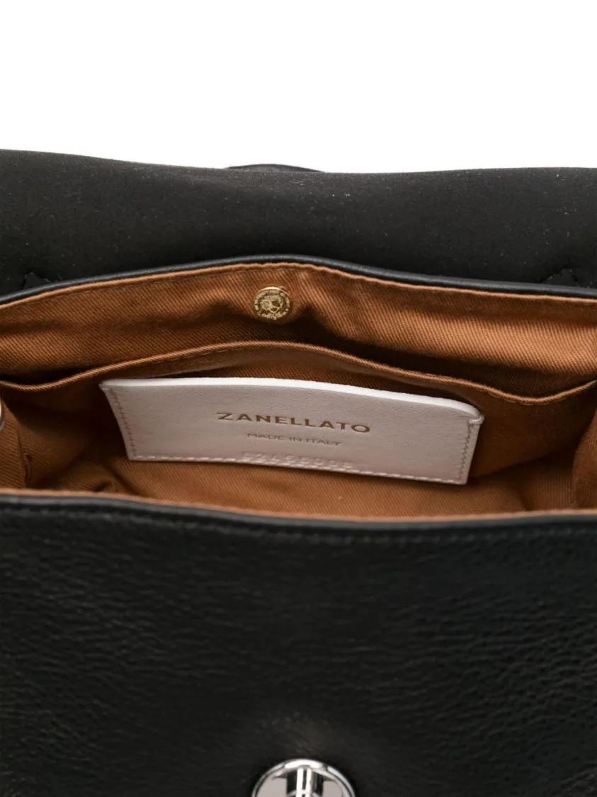 Zanellato Hobo bags Saeta Baby Postina Bag in zwart
