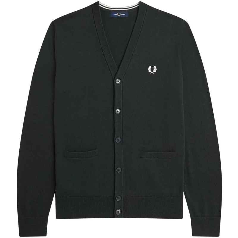 Fred Perry  Sweaters Night Green grün