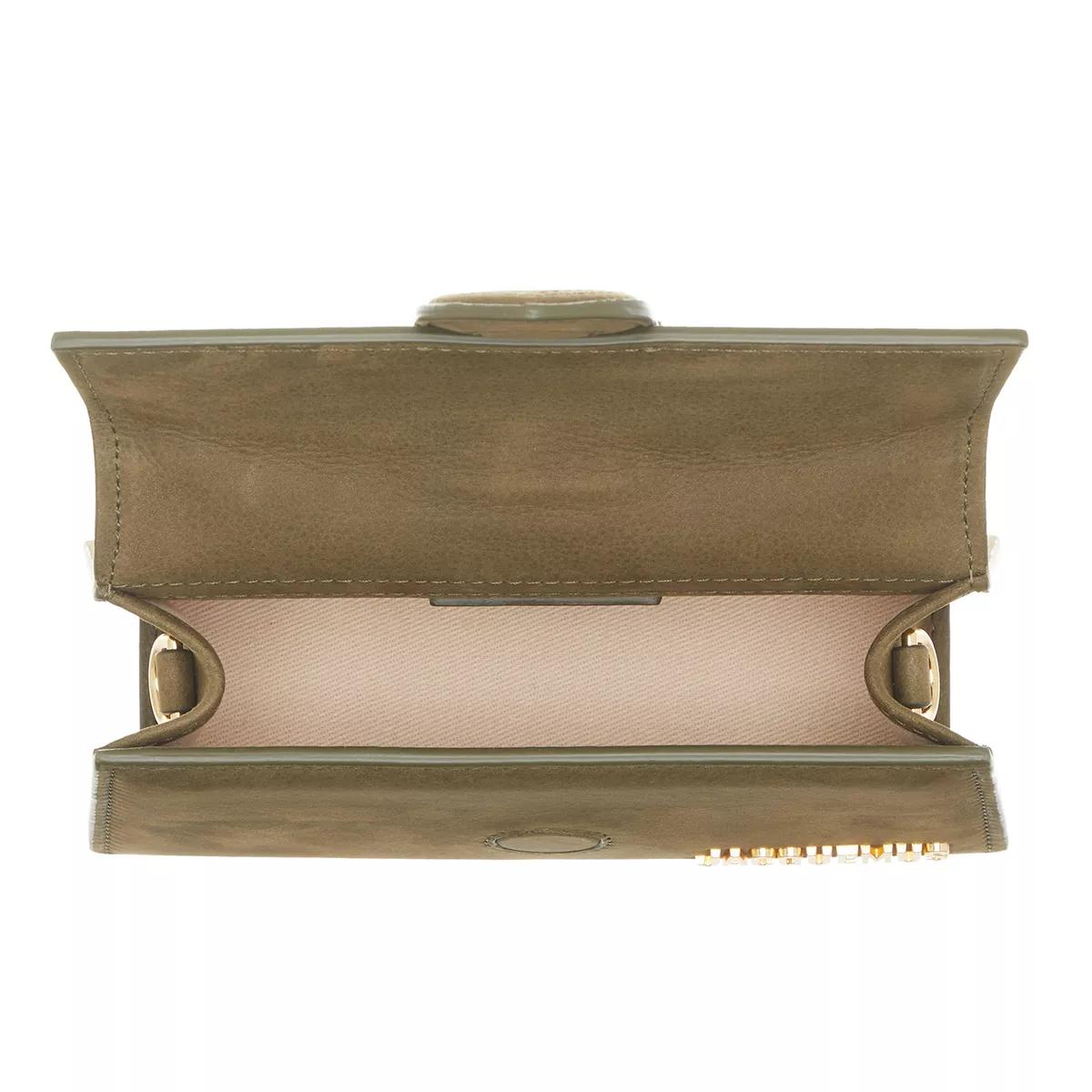 Le Bambino bag in Green Leather