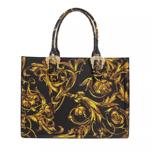Versace Jeans Couture Shopping Bag Black Gold Shopping Bag