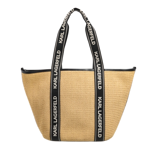 Karl Lagerfeld Shopping Bag K/Essential Raffia Bag Natural