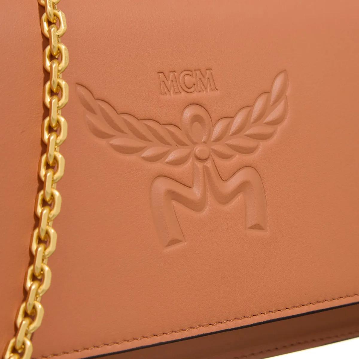 MCM Pochettes Himmel Leather Woc Large Ck in bruin