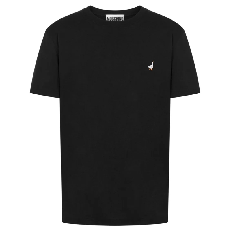 Moschino T-Shirt Cotton Jersey T-Shirt Black