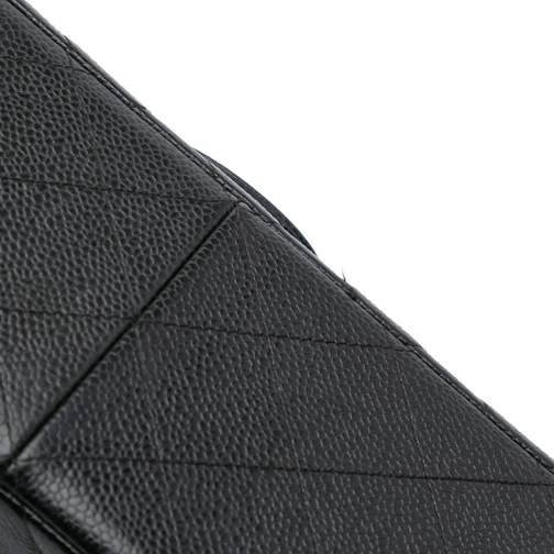 Chanel Sac à bandoulière 2018-2019 Jumbo Classic Caviar Double Flap schwarz (Image 22)