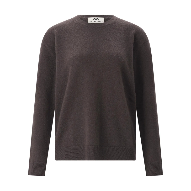 Sminfinity Pullover Pullover aus Kaschmir braun