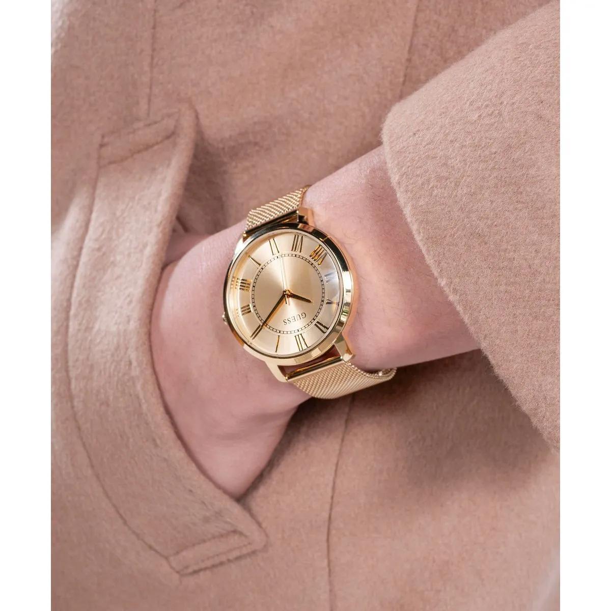 Thumbnail - Guess Uhren - Quarz-Analoguhr Tucker - Gr. unisize - in Gold - für Damen