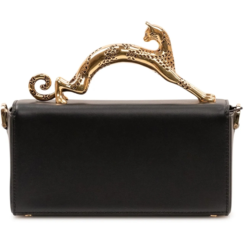 Lanvin Tote Borsa Nano con Manico Scultura schwarz(Image 4)