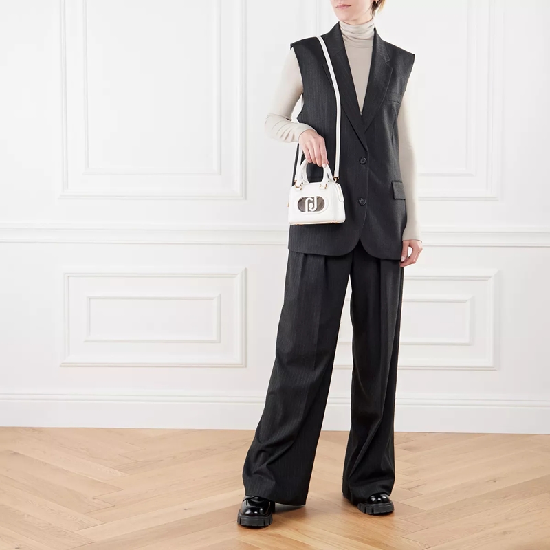 LIU JO Bowling Bag Ecs Xs Satchel Off White(Image 2)