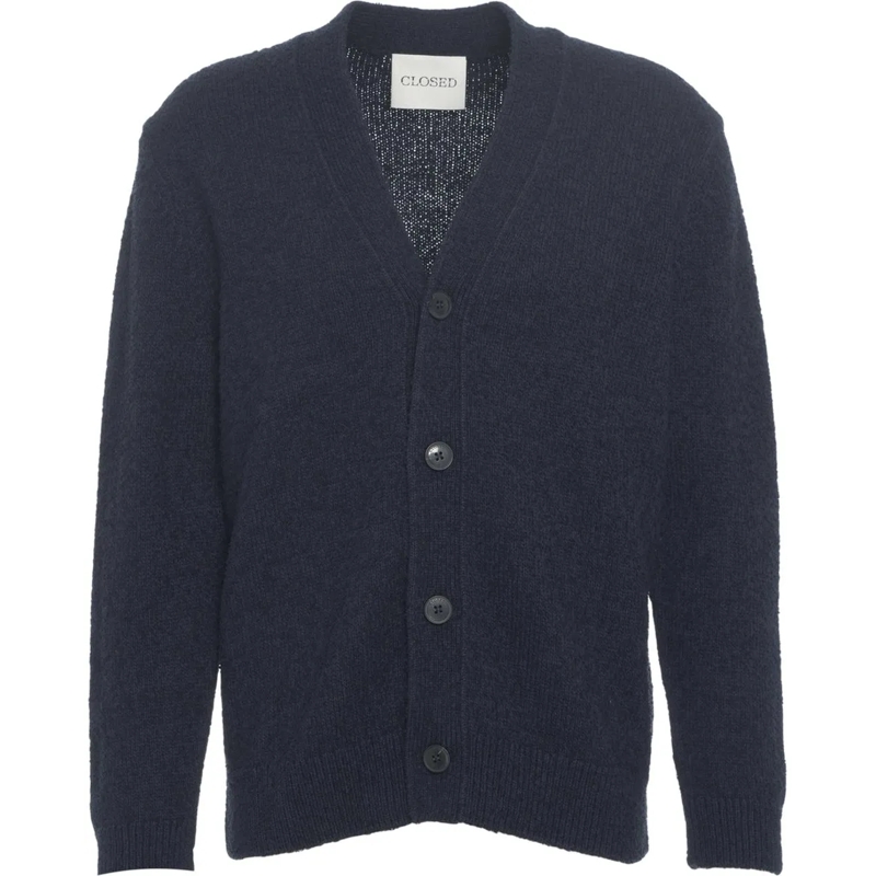 Closed Weste Wool blend cardigan blau