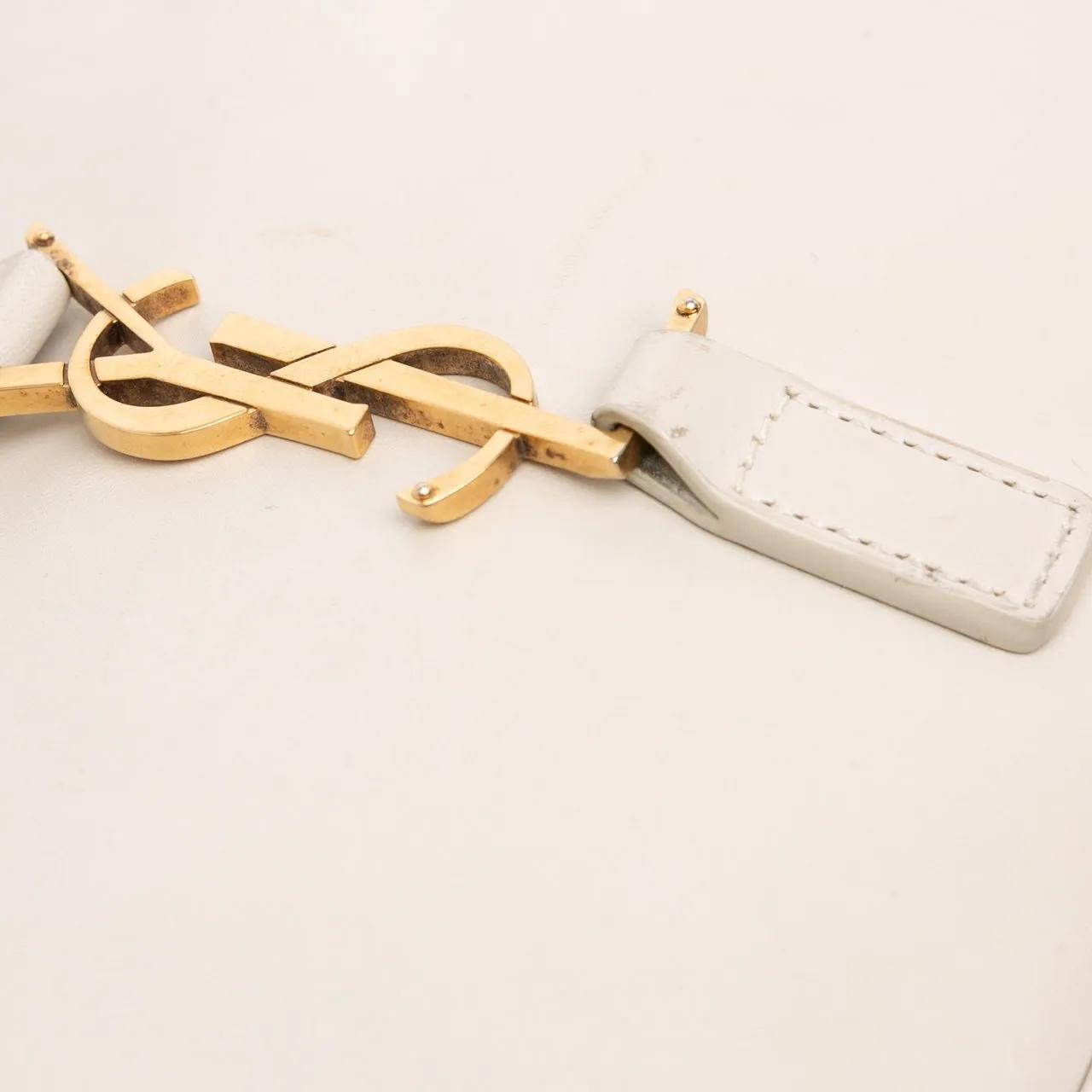 Thumbnail - Saint Laurent Hobo Bags - Leather Le 5 a 7 Shoulder Bag - Gr. unisize - in Weiß - für Damen