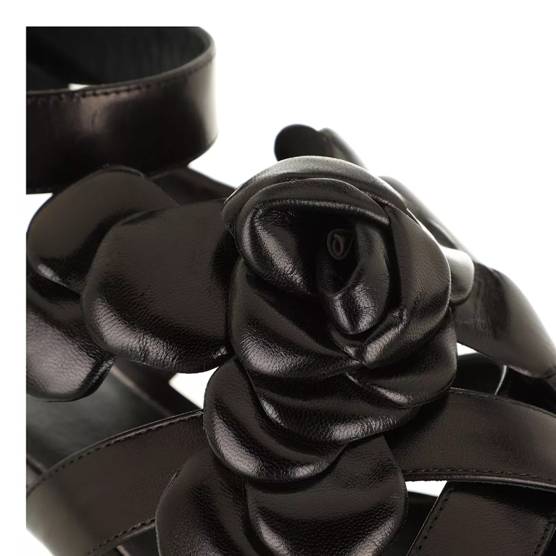 Valentino Garavani Sandalen Atelier Rose Edition Sandals Leather Black(Image 2)