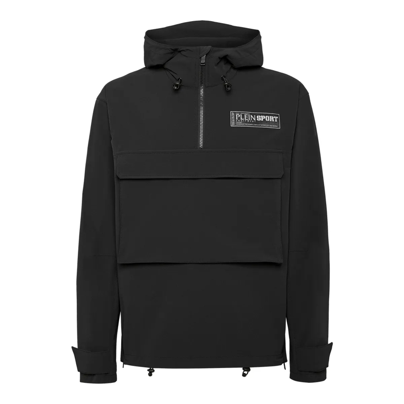 Plein Sport Top Sweatjacke Mit Kapuze schwarz