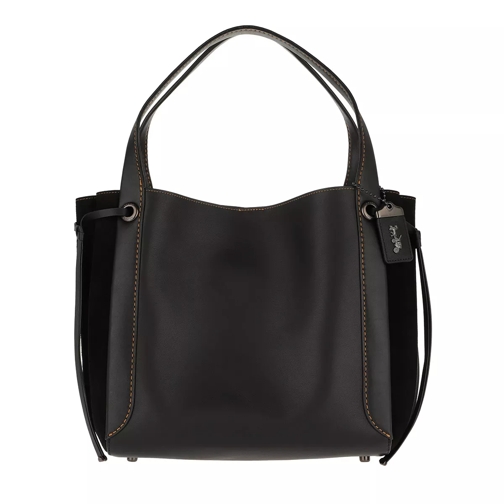 Coach Mixed Leather With Suede Harmony Hobo Black Fourre-tout