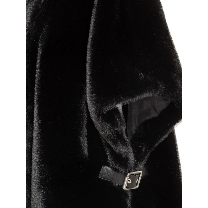 Pinko Veste de transition Cappa con Collo Alto e Fibbie PINKO schwarz(Image 4)