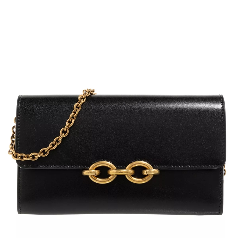 Saint Laurent Pochette Le Maillon Bag Black