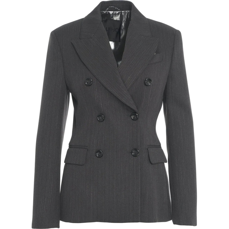 LIU JO Blazer Pinstripe blazer grau