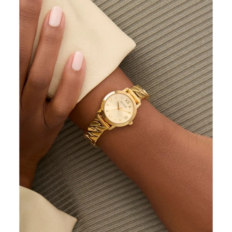 Guess Quarzuhr Quarz-Analoguhr Chime gold(Image 5)