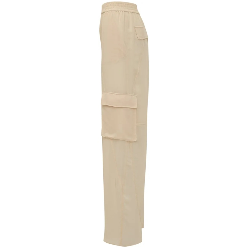 Pinko Pantalon Pantalone Cargo con Tasche Applicate beige(Image 3)