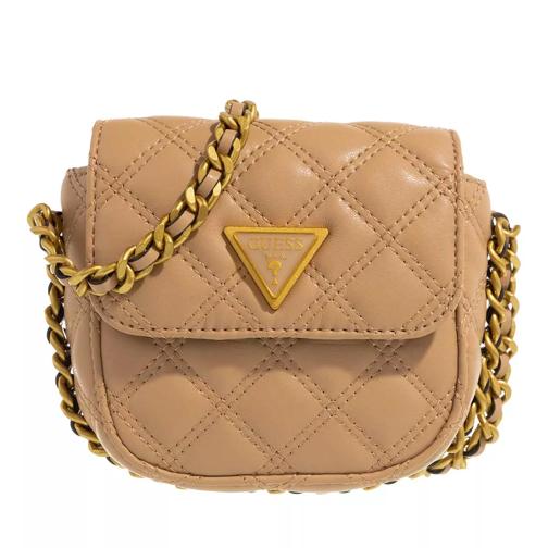 Guess Giully Micro Mini Flap Beige Mikrotasche