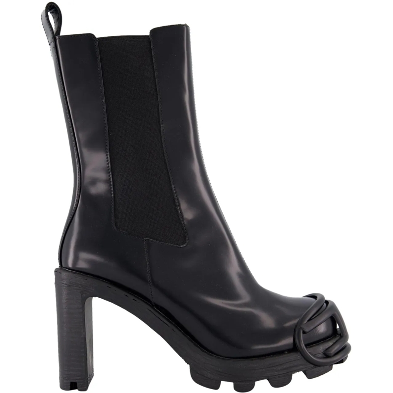Diesel Bottes Dames Hammer Chelsea Boot Zwart schwarz