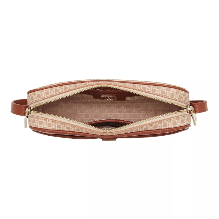 Guess Kamryn Q Logo Shoulder Bag in Brown