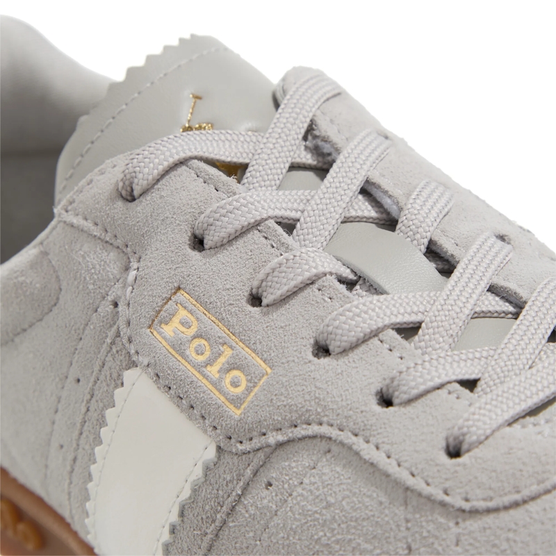 Polo Ralph Lauren Lage-top sneaker Htr Aera-Sneakers-Low Top Lace Taupe Grey/Deckwash White(Image 5)