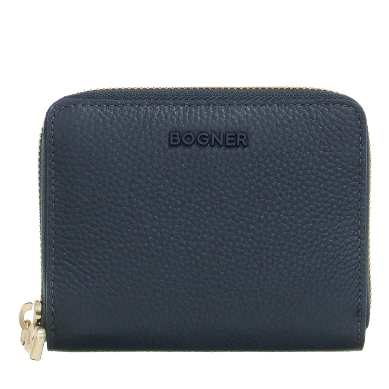 Bogner Portemonnaie mit Zip-Around-Reißverschluss Pontresina Neve Norah Purse Mh6Z Darkblue