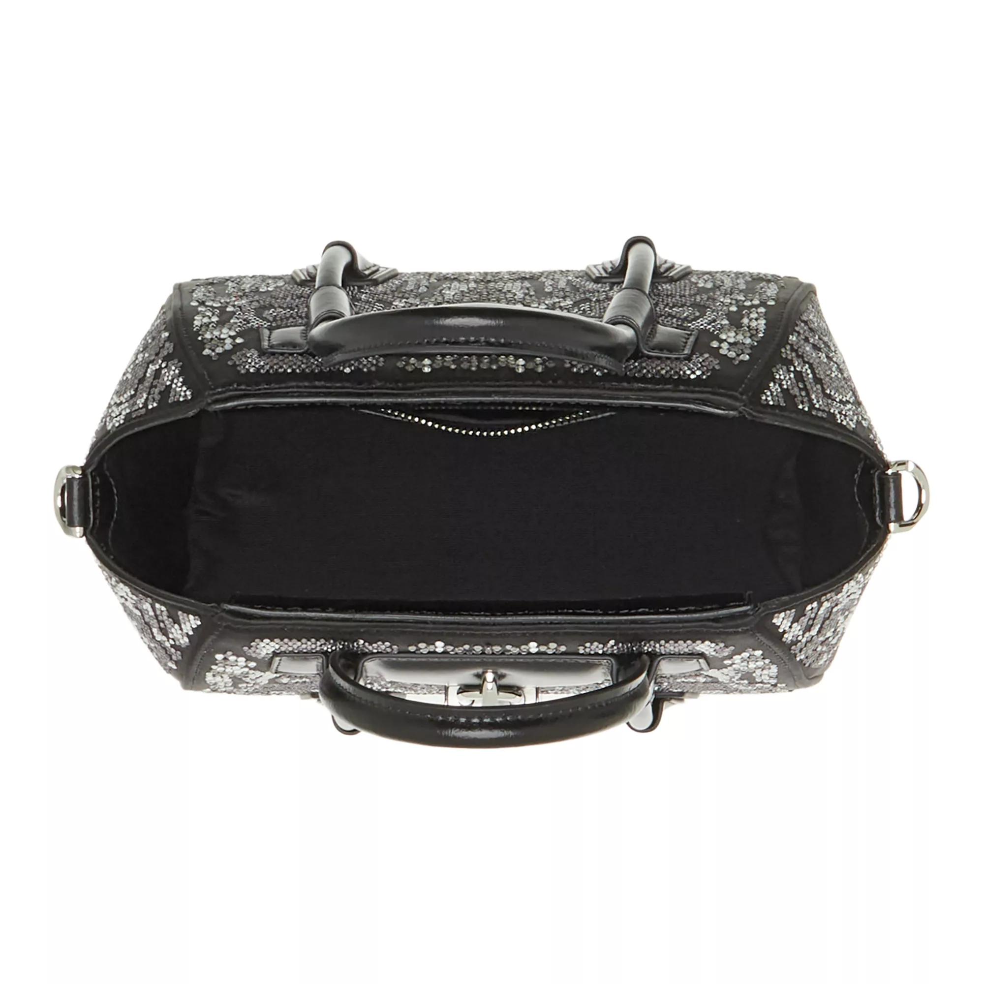Givenchy Crossbody bags Mini Antigona Lock Bag In Satin in zwart