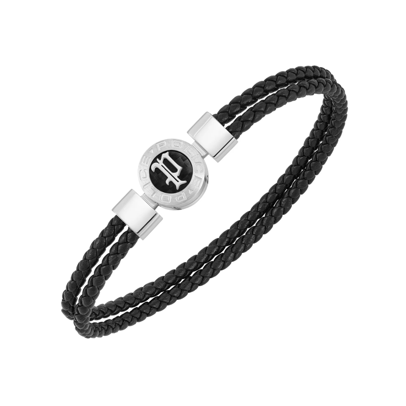 Police Armband Armband Infiniti- Herrenarmband- Farbe: schwarz schwarz