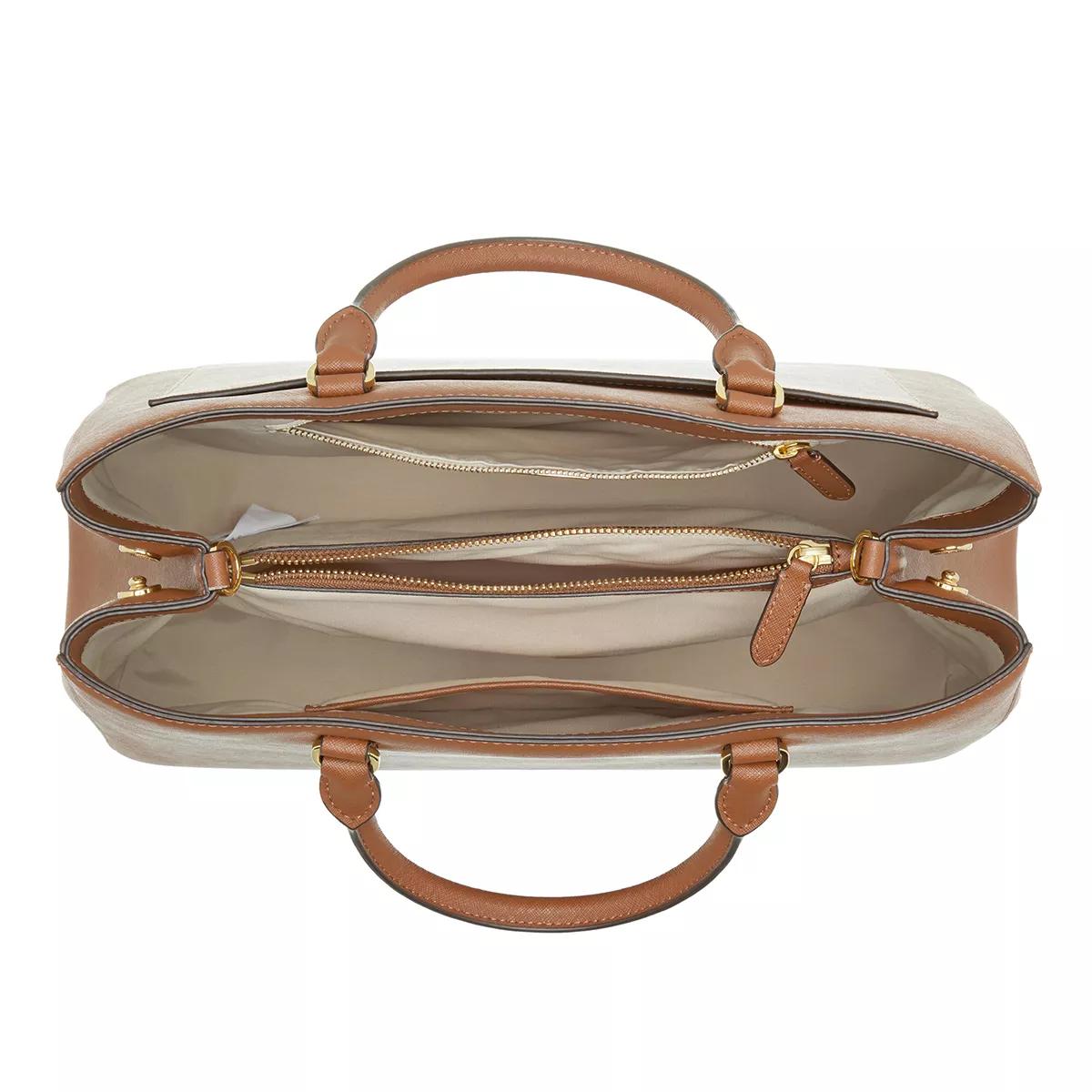 Thumbnail - Lauren Ralph Lauren Satchels - Hanna 37-Satchel-Large - Gr. unisize - in Cognacbraun - für Damen