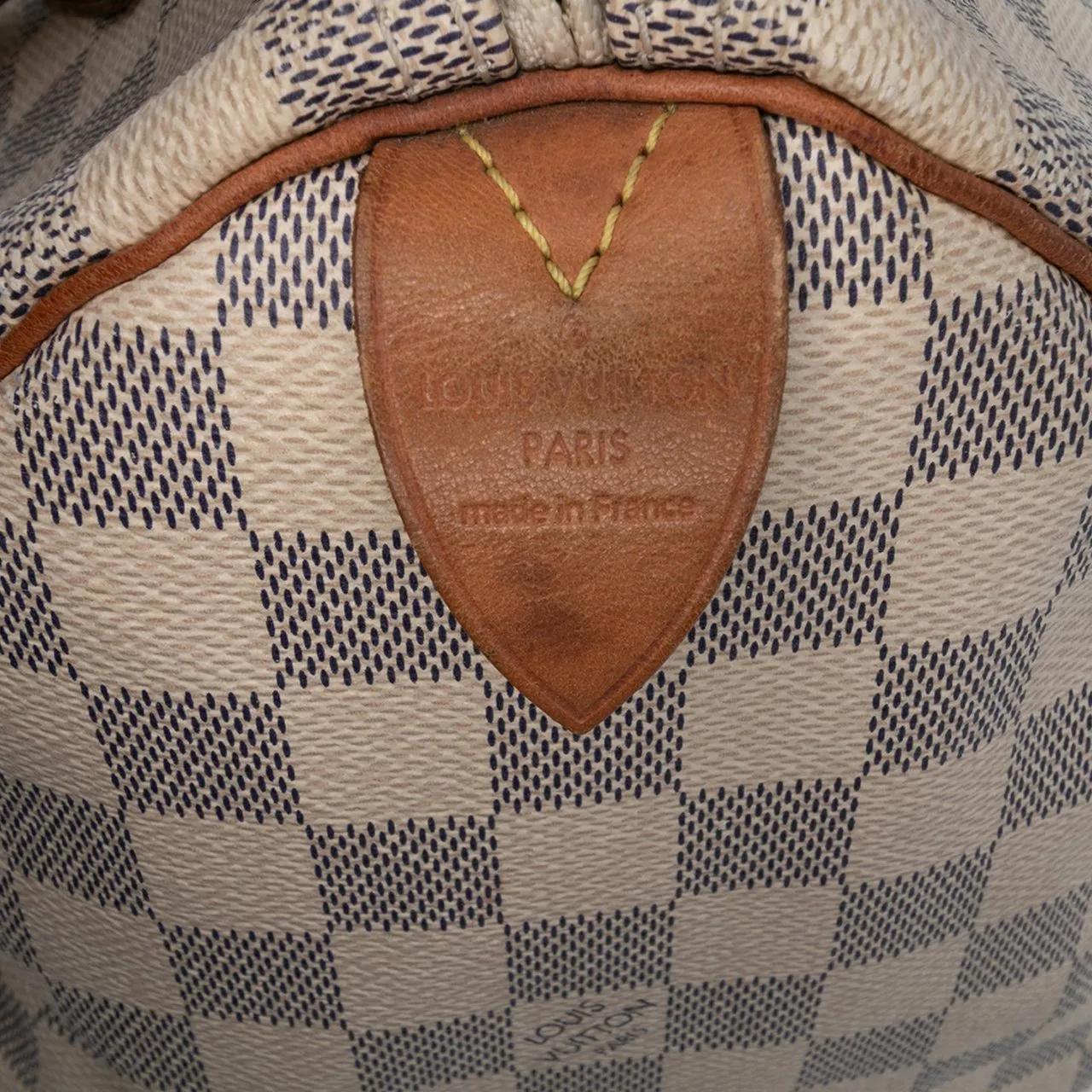 Thumbnail - Louis Vuitton Crossbody Bags - Damier Azur Speedy 30 - Gr. unisize - in Weiß - für Damen