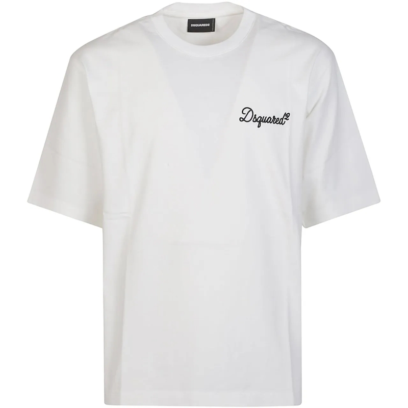 Dsquared2 T-Shirt Loose Fit T-shirt White weiß